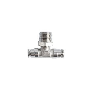 Metal Pu Fitting T-joint 4mm 1/4' M